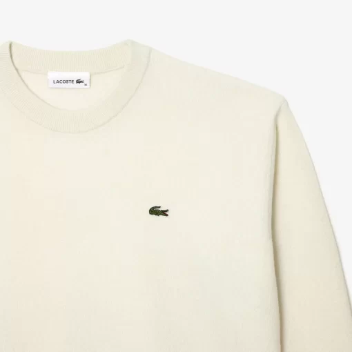 Pull Femme Col Rond En Laine | Lacoste Cheap