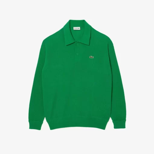 Pull Homme Relaxed Fit Col Polo En Laine | Lacoste Best Sale