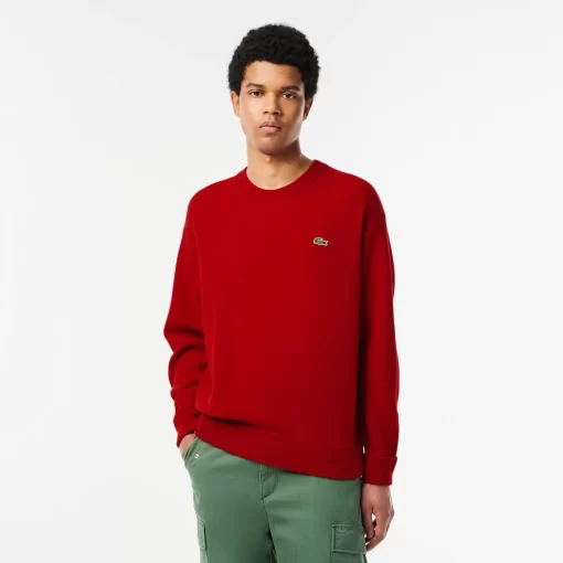 Pull Homme Relaxed Fit Col Rond En Laine | Lacoste Outlet