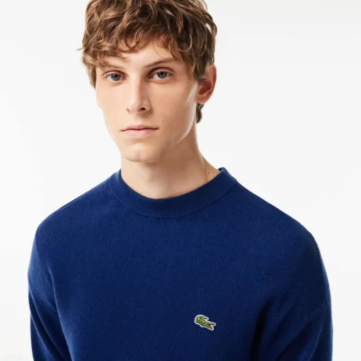 Pull Homme Relaxed Fit Col Rond En Laine | Lacoste Fashion