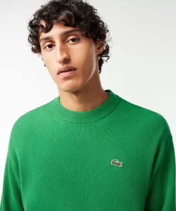 Pull Homme Relaxed Fit Col Rond En Laine | Lacoste Online