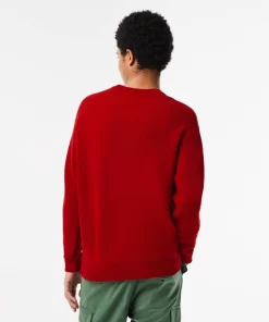 Pull Homme Relaxed Fit Col Rond En Laine | Lacoste Outlet