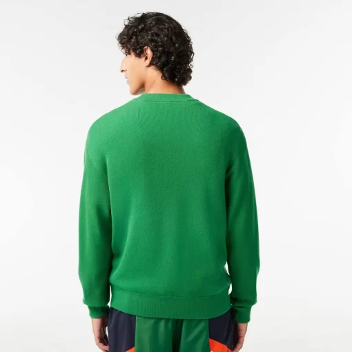 Pull Homme Relaxed Fit Col Rond En Laine | Lacoste Online