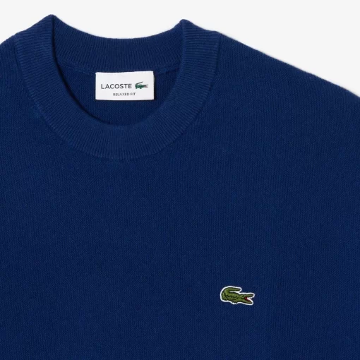 Pull Homme Relaxed Fit Col Rond En Laine | Lacoste Fashion