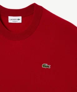 Pull Homme Relaxed Fit Col Rond En Laine | Lacoste Outlet