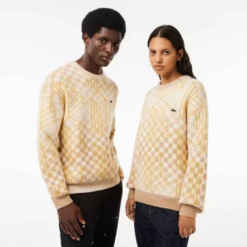 Pull Jacquard Monogramme En Alpaga | Lacoste Best Sale