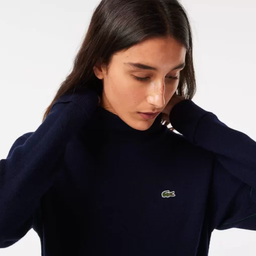 Pull Femme Col Montant En Laine | Lacoste New