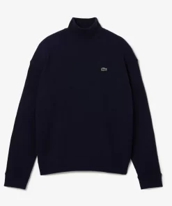 Pull Femme Col Montant En Laine | Lacoste New