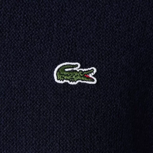 Pull Femme Col Montant En Laine | Lacoste New