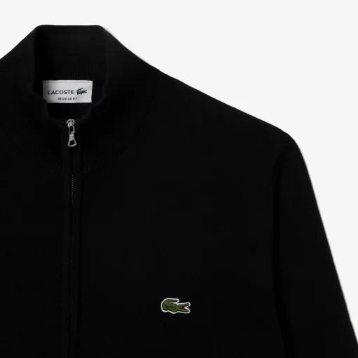 Pull Zippe A Col Montant En Coton Biologique Uni | Lacoste Best Sale