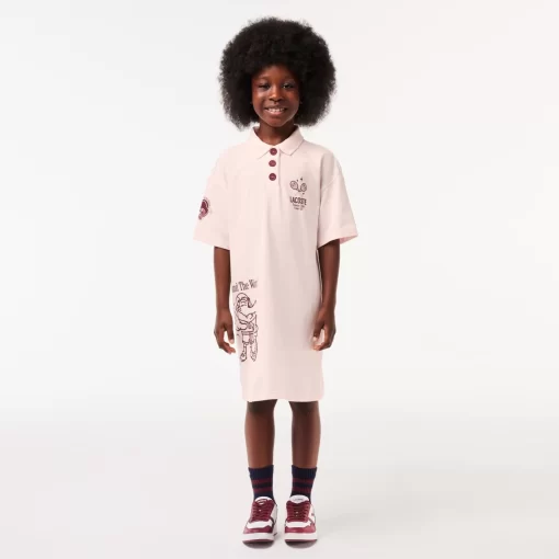 Robe Avec Imprime Graphique En Coton | Lacoste Best Sale