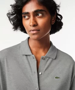 Robe Polo Ample Ceinturee En Petit Pique De Coton | Lacoste Shop