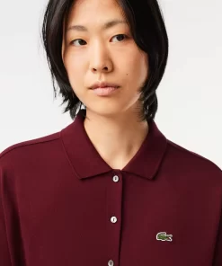 Robe Polo Ample Ceinturee En Petit Pique De Coton | Lacoste Sale