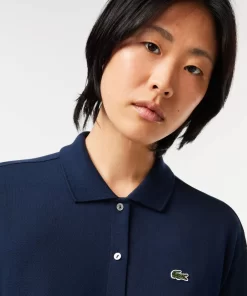 Robe Polo Ample Ceinturee En Petit Pique De Coton | Lacoste Best Sale