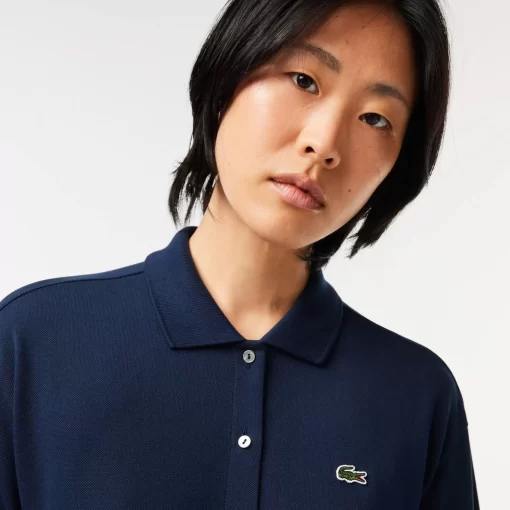 Robe Polo Ample Ceinturee En Petit Pique De Coton | Lacoste Best Sale