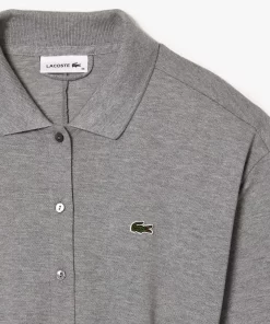 Robe Polo Ample Ceinturee En Petit Pique De Coton | Lacoste Shop