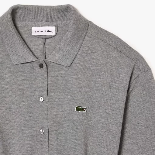 Robe Polo Ample Ceinturee En Petit Pique De Coton | Lacoste Shop