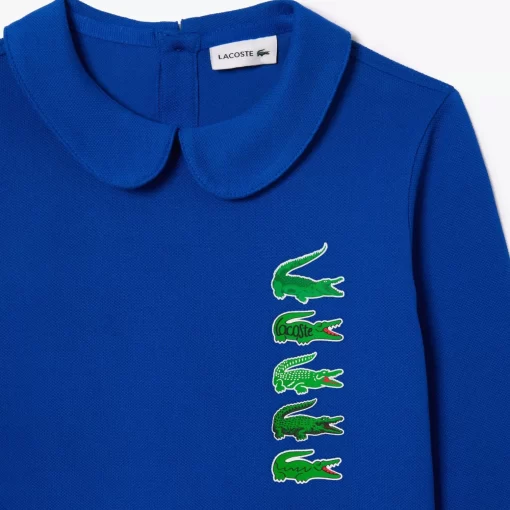 Robe Polo Avec Crocodiles Et Ouverture Au Dos | Lacoste New