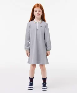 Robe Polo Avec Patte Zippee En Pique Bouclette | Lacoste Discount