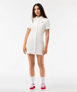 Robe Polo Boutonnee Femme En Coton Biologique | Lacoste Hot