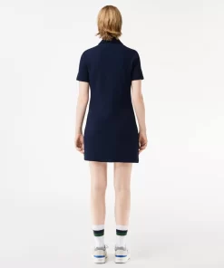 Robe Polo Boutonnee Femme En Coton Biologique | Lacoste Clearance