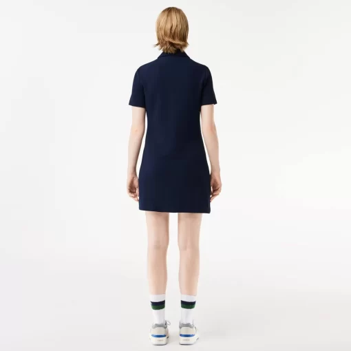 Robe Polo Boutonnee Femme En Coton Biologique | Lacoste Clearance