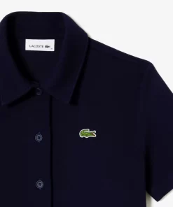 Robe Polo Boutonnee Femme En Coton Biologique | Lacoste Clearance