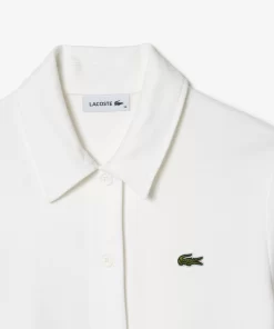 Robe Polo Boutonnee Femme En Coton Biologique | Lacoste Hot