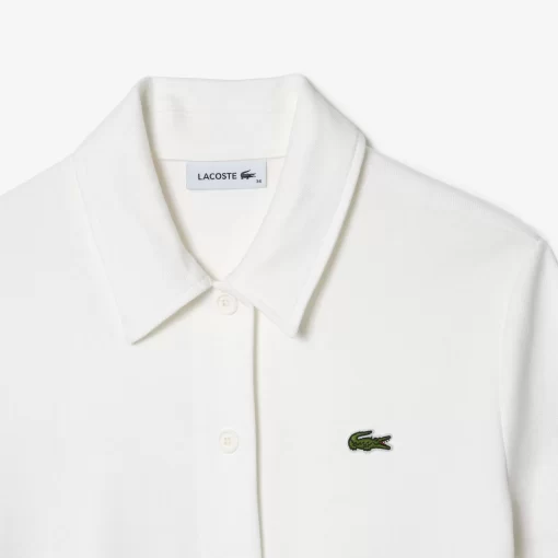 Robe Polo Boutonnee Femme En Coton Biologique | Lacoste Hot