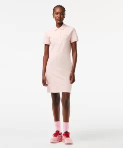 Robe Polo En Pique De Coton Stretch | Lacoste Discount