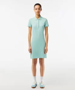 Robe Polo En Pique De Coton Stretch | Lacoste New