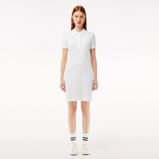 Robe Polo En Pique De Coton Stretch | Lacoste Sale