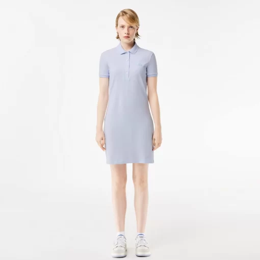 Robe Polo En Pique De Coton Stretch | Lacoste Hot