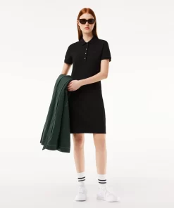 Robe Polo En Pique De Coton Stretch | Lacoste Fashion