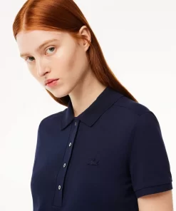 Robe Polo En Pique De Coton Stretch | Lacoste New