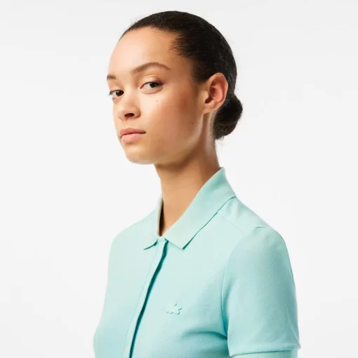 Robe Polo En Pique De Coton Stretch | Lacoste New