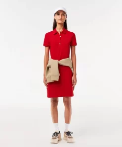 Robe Polo En Pique De Coton Stretch | Lacoste Cheap