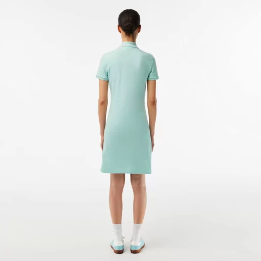 Robe Polo En Pique De Coton Stretch | Lacoste New