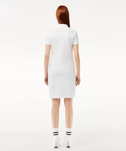 Robe Polo En Pique De Coton Stretch | Lacoste Sale