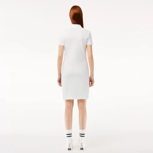 Robe Polo En Pique De Coton Stretch | Lacoste Sale