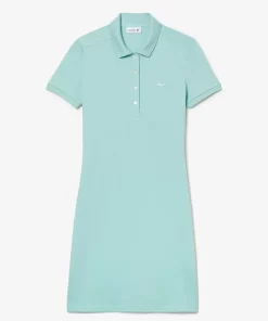 Robe Polo En Pique De Coton Stretch | Lacoste New