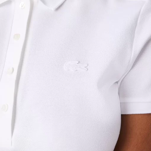 Robe Polo En Pique De Coton Stretch | Lacoste Sale