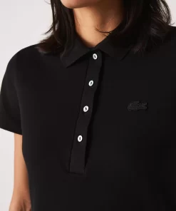 Robe Polo En Pique De Coton Stretch | Lacoste Fashion