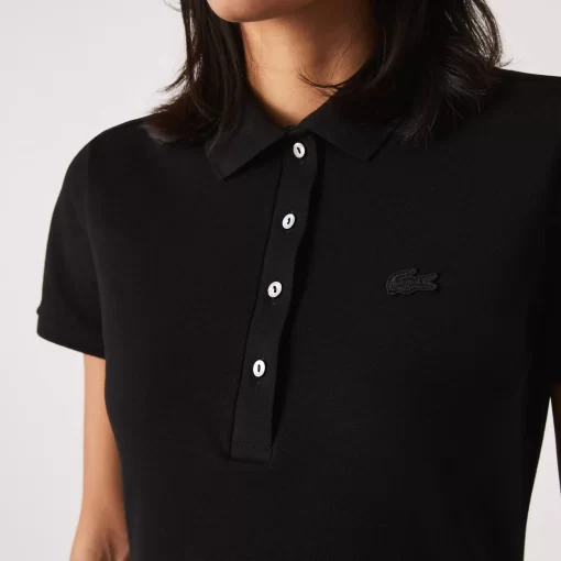 Robe Polo En Pique De Coton Stretch | Lacoste Fashion