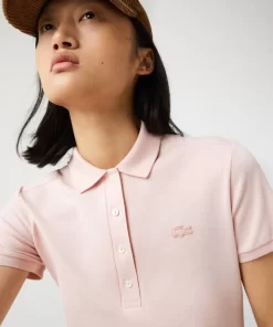 Robe Polo En Pique De Coton Stretch | Lacoste Discount