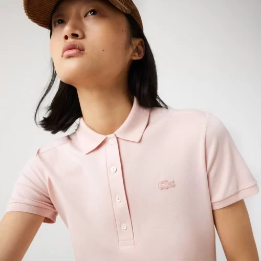 Robe Polo En Pique De Coton Stretch | Lacoste Discount