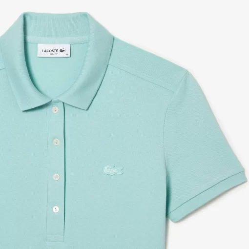 Robe Polo En Pique De Coton Stretch | Lacoste New