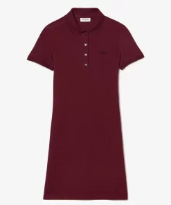 Robe Polo En Pique De Coton Stretch | Lacoste Best Sale