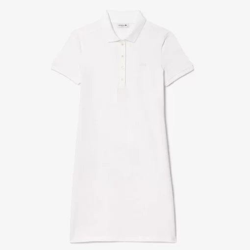 Robe Polo En Pique De Coton Stretch | Lacoste Sale