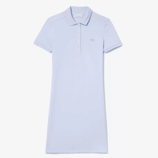 Robe Polo En Pique De Coton Stretch | Lacoste Hot